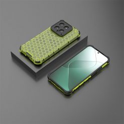 Odolný kryt Honeycomb Armor zelený – Xiaomi 14 | Lacné Kryty Lacné Kryty | Odolný kryt Honeycomb Armor zelený – Xiaomi 14 | Lacné Kryty