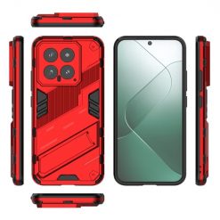 Lacné Kryty | Odolný Kryt Punk armor case červený – Xiaomi 14 | Lacné Kryty