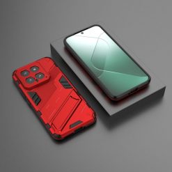 Lacné Kryty | Odolný Kryt Punk armor case červený – Xiaomi 14 | Lacné Kryty
