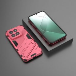 Lacné Kryty | Odolný Kryt Punk armor case ružový – Xiaomi 14 | Lacné Kryty
