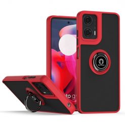 Lacné Kryty | Odolný kryt Shadow Ring case červený – Motorola Moto G04 / G24 | Lacné Kryty