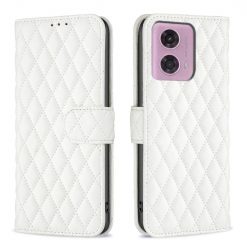 Peňaženkové puzdro Diamond Skin case biele – Motorola Moto G04 / G24 | Lacné Kryty Lacné Kryty | Peňaženkové puzdro Diamond Skin case biele – Motorola Moto G04 / G24 | Lacné Kryty