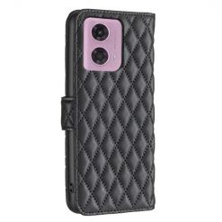 Peňaženkové puzdro Diamond Skin case čierne – Motorola Moto G04 / G24 | Lacné Kryty Lacné Kryty | Peňaženkové puzdro Diamond Skin case čierne – Motorola Moto G04 / G24 | Lacné Kryty