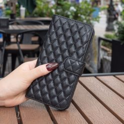 Peňaženkové puzdro Diamond Skin case čierne – Motorola Moto G04 / G24 | Lacné Kryty Lacné Kryty | Peňaženkové puzdro Diamond Skin case čierne – Motorola Moto G04 / G24 | Lacné Kryty