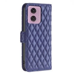 Lacné Kryty | Peňaženkové puzdro Diamond Skin case modré – Motorola Moto G04 / G24 | Lacné Kryty