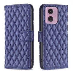 Lacné Kryty | Peňaženkové puzdro Diamond Skin case modré – Motorola Moto G04 / G24 | Lacné Kryty