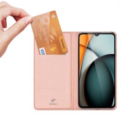 Lacné Kryty | Peňaženkové puzdro Dux Ducis Skin Pro ružové – Xiaomi Redmi A3 | Lacné Kryty