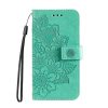 Lacné Kryty | Peňaženkové puzdro Embossing Pattern Flowery Mandala modré – Xiaomi Redmi A3 | Lacné Kryty