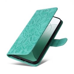 Peňaženkové puzdro Embossing Pattern Slnečnica zelené – Xiaomi 14 | Lacné Kryty Lacné Kryty | Peňaženkové puzdro Embossing Pattern Slnečnica zelené – Xiaomi 14 | Lacné Kryty