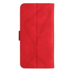 Peňaženkové puzdro Embossing Pattern Stitchy case červené – Realme C67 4G | Lacné Kryty Lacné Kryty | Peňaženkové puzdro Embossing Pattern Stitchy case červené – Realme C67 4G | Lacné Kryty