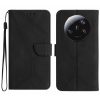 Lacné Kryty | Peňaženkové puzdro Embossing Pattern Stitchy case zelené – Xiaomi 14 Ultra | Lacné Kryty