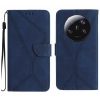 Lacné Kryty | Peňaženkové puzdro Embossing Pattern Stitchy case čierne – Xiaomi 14 Ultra | Lacné Kryty