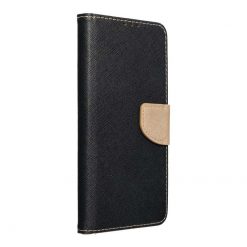 Lacné Kryty | Peňaženkové puzdro Fancy Book čierno-zlaté – Samsung Galaxy A35 5G | Lacné Kryty