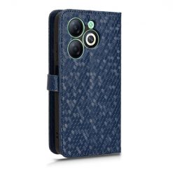 Peňaženkové puzdro Honeycomb Dot Texture Case modré – Infinix Smart 8 | Lacné Kryty Lacné Kryty | Peňaženkové puzdro Honeycomb Dot Texture Case modré – Infinix Smart 8 | Lacné Kryty
