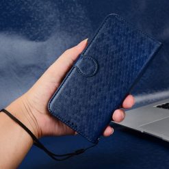 Peňaženkové puzdro Honeycomb Dot Texture Case modré – Infinix Smart 8 | Lacné Kryty Lacné Kryty | Peňaženkové puzdro Honeycomb Dot Texture Case modré – Infinix Smart 8 | Lacné Kryty