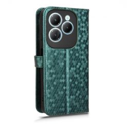 Peňaženkové puzdro Honeycomb Dot Texture Case zelené – Infinix Hot 40 Pro | Lacné Kryty Lacné Kryty | Peňaženkové puzdro Honeycomb Dot Texture Case zelené – Infinix Hot 40 Pro | Lacné Kryty