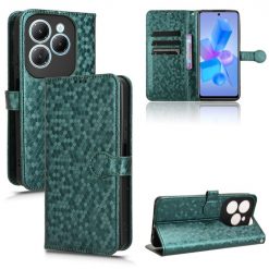 Peňaženkové puzdro Honeycomb Dot Texture Case zelené – Infinix Hot 40 Pro | Lacné Kryty Lacné Kryty | Peňaženkové puzdro Honeycomb Dot Texture Case zelené – Infinix Hot 40 Pro | Lacné Kryty