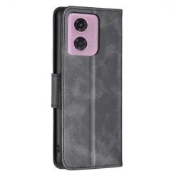 Peňaženkové puzdro Retro Lambskin čierne – Motorola Moto G04 / G24 | Lacné Kryty Lacné Kryty | Peňaženkové puzdro Retro Lambskin čierne – Motorola Moto G04 / G24 | Lacné Kryty