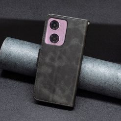 Peňaženkové puzdro Retro Lambskin čierne – Motorola Moto G04 / G24 | Lacné Kryty Lacné Kryty | Peňaženkové puzdro Retro Lambskin čierne – Motorola Moto G04 / G24 | Lacné Kryty