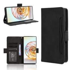 Lacné Kryty | Peňaženkové puzdro Slots case čierne – Nubia Z60 Ultra | Lacné Kryty