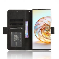 Lacné Kryty | Peňaženkové puzdro Slots case čierne – Nubia Z60 Ultra | Lacné Kryty