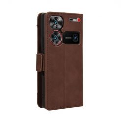 Peňaženkové puzdro Slots case hnedé – Nubia Z60 Ultra | Lacné Kryty Lacné Kryty | Peňaženkové puzdro Slots case hnedé – Nubia Z60 Ultra | Lacné Kryty