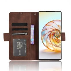 Peňaženkové puzdro Slots case hnedé – Nubia Z60 Ultra | Lacné Kryty Lacné Kryty | Peňaženkové puzdro Slots case hnedé – Nubia Z60 Ultra | Lacné Kryty