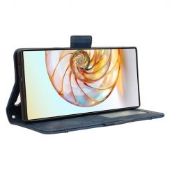 Lacné Kryty | Peňaženkové puzdro Slots case modré – Nubia Z60 Ultra | Lacné Kryty