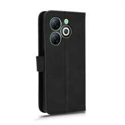 Lacné Kryty | Peňaženkové puzdro Solid čierne – Infinix Smart 8 | Lacné Kryty