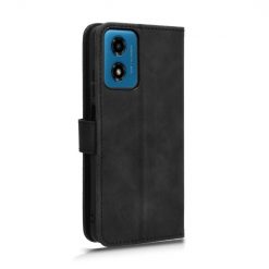 Lacné Kryty | Peňaženkové puzdro Solid čierne – Motorola Moto G04 / G24 | Lacné Kryty