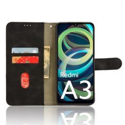Peňaženkové puzdro Solid čierne – Xiaomi Redmi A3 | Lacné Kryty Lacné Kryty | Peňaženkové puzdro Solid čierne – Xiaomi Redmi A3 | Lacné Kryty
