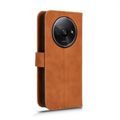 Lacné Kryty | Peňaženkové puzdro Solid hnedé – Xiaomi Redmi A3 | Lacné Kryty