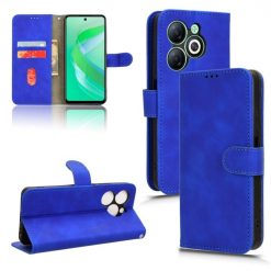 Lacné Kryty | Peňaženkové puzdro Solid modré – Infinix Smart 8 | Lacné Kryty