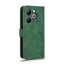 Lacné Kryty | Peňaženkové puzdro Solid zelené – Infinix Smart 8 | Lacné Kryty