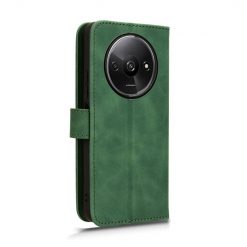 Lacné Kryty | Peňaženkové puzdro Solid zelené – Xiaomi Redmi A3 | Lacné Kryty