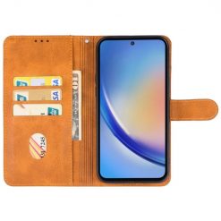 Lacné Kryty | Peňaženkové puzdro Splendid case hnedé – Samsung Galaxy A55 5G | Lacné Kryty