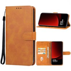 Lacné Kryty | Peňaženkové puzdro Splendid case hnedé – Xiaomi 14 Ultra | Lacné Kryty