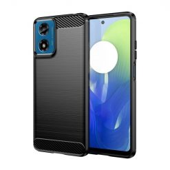 Zadný kryt Carbon Čierny – Motorola Moto G04 / G24