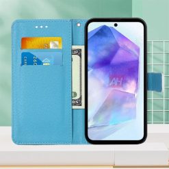Lacné Kryty | Knižkové puzdro Trendy Cross case Vlna – Samsung Galaxy A35 5G | Lacné Kryty