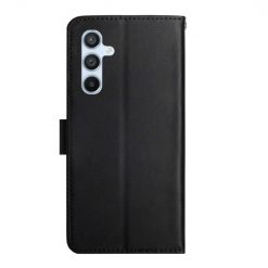 Lacné Kryty | Kožené puzdro Business leather case čierne – Samsung Galaxy A55 5G | Lacné Kryty