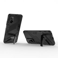 Lacné Kryty | Odolný Kryt Punk armor case čierny – Realme C67 4G | Lacné Kryty