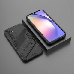 Lacné Kryty | Odolný Kryt Punk armor case čierny – Samsung Galaxy A35 5G | Lacné Kryty