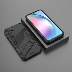 Lacné Kryty | Odolný Kryt Punk armor case čierny – Samsung Galaxy A55 5G | Lacné Kryty