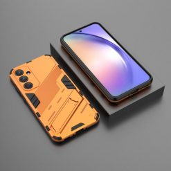 Lacné Kryty | Odolný Kryt Punk armor case oranžový – Samsung Galaxy A35 5G | Lacné Kryty