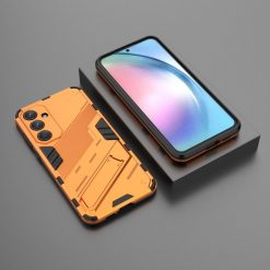 Lacné Kryty | Odolný Kryt Punk armor case oranžový – Samsung Galaxy A55 5G | Lacné Kryty