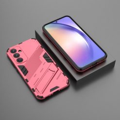Odolný Kryt Punk armor case ružový – Samsung Galaxy A35 5G | Lacné Kryty Lacné Kryty | Odolný Kryt Punk armor case ružový – Samsung Galaxy A35 5G | Lacné Kryty