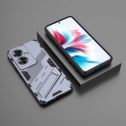 Odolný Kryt Punk armor case sivý – Oppo Reno 11 F 5G | Lacné Kryty Lacné Kryty | Odolný Kryt Punk armor case sivý – Oppo Reno 11 F 5G | Lacné Kryty