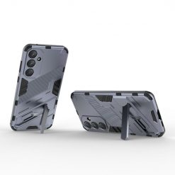 Lacné Kryty | Odolný Kryt Punk armor case sivý – Samsung Galaxy A55 5G | Lacné Kryty