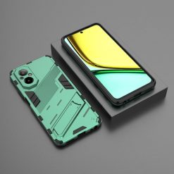 Lacné Kryty | Odolný Kryt Punk armor case zelený – Realme C67 4G | Lacné Kryty