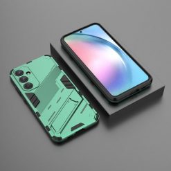 Lacné Kryty | Odolný Kryt Punk armor case zelený – Samsung Galaxy A55 5G | Lacné Kryty